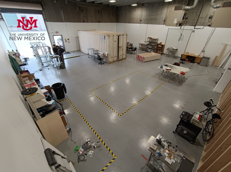 The Koutsakis Lab high-bay space